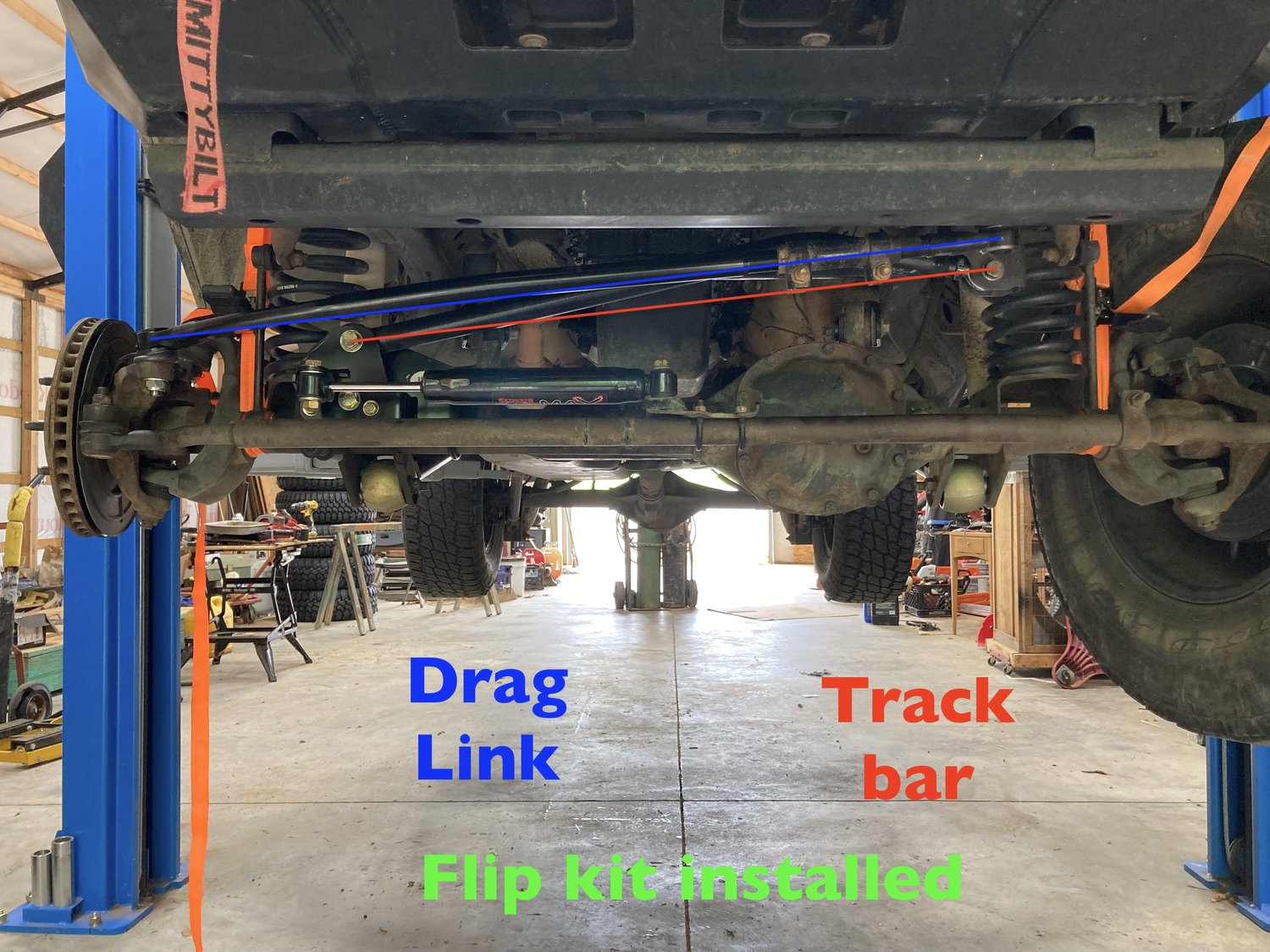 JKS Manufacturing JKS1210 Drag Link Flip Kit for 0718 Jeep Wrangler JK